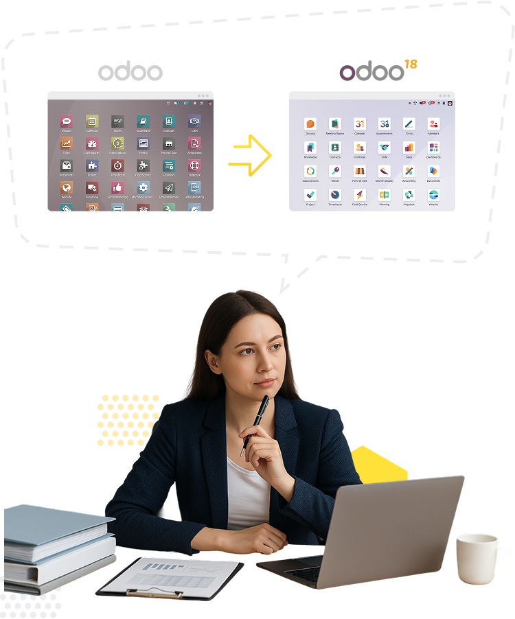 Migrationsprozess auf Odoo 18 Schritt für Schritt Migrationsprozess auf Odoo 18 Schritt für Schritt